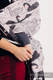 Fascia portabebè, tessitura Jacquard (100% cotone) - WILD SWANS - taglia XS #babywearing