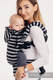 Ergonomic Carrier, Baby Size, broken-twill weave 100% cotton - LIGHT AND SHADOW -  #babywearing