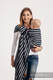 Ring Sling - 100% Cotton - Broken Twill Weave, with gathered shoulder - LIGHT AND SHADOW #babywearing