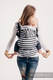 Ergonomische Tragehilfe, Gr. Baby, Köperbindung, 100% Baumwolle - DAY AND NIGHT - zweite Generation (grad B) #babywearing