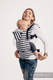 Ergonomic Carrier, Baby Size, twill weave 100% cotton - DAY AND NIGHT - Second Generation. #babywearing