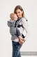 Nosidełko Ergonomiczne z takniny chustowej, splot skośny, 100% bawełna , Baby Size, DZIEŃ I NOC - Druga Generacja. #babywearing