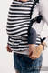 Nosidełko LennyUp z takniny chustowej, splot skośny, 100% bawełna , rozmiar standard - DZIEŃ I NOC #babywearing