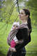 Baby Sling, Broken Twill Weave - Stuffed Chocolate - size L #babywearing