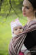 Baby Sling, Broken Twill Weave - Stuffed Chocolate - size L #babywearing