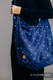 Hobo Bag made of woven fabric, 96% cotton, 4% metallised yarn - TWINKLING STARS #babywearing