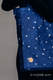 Schultertasche, hergestellt vom gewebten Stoff (96 % Baumwolle, 4% metallisiertes Garn) - TWINKLING STARS - Standard Größe 37cmx37cm #babywearing