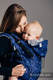 Mochila ergonómica, talla bebé, jacquard 96% algodón, 4% hilo metalizado - TWINKLING STARS - Segunda generación #babywearing