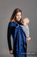 Ringsling, Jacquard Weave (96% cotton, 4% metallised yarn) - TWINKLING STARS - long 2.1m #babywearing