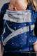 WRAP-TAI carrier Mini with hood/ jacquard twill / 96% cotton, 4% metallised yarn - TWINKLING STARS #babywearing