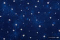 Tragetuch, Jacquardwebung (96 % Baumwolle, 4% metallisiertes Garn) - TWINKLING STARS - Größe XL #babywearing