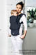 Mochila LennyUp, talla estándar, tejido satinado 100% algodón - conversión de fular BASIC LINE JEANS #babywearing