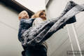 Baby Wrap, Jacquard Weave (100% cotton) - ANGEL WINGS - size S #babywearing
