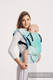 Nosidełko LennyUp z tkaniny żakardowej 100% bawełna , rozmiar standard, SOPLE LODU - MROŻONA MIĘTA #babywearing