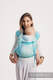 WRAP-TAI mini avec capuche, jacquard/ 100% coton / ICICLES - ICE MINT #babywearing
