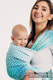 Żakardowa chusta do noszenia dzieci, bawełna - SOPLE LODU - MROŻONA MIĘTA  - rozmiar L #babywearing