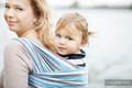 Baby Sling, Broken Twill Weave - Blue Morning - size M #babywearing