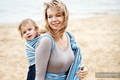 Baby Sling, Broken Twill Weave - Blue Morning - size M #babywearing