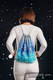 Sackpack made of wrap fabric (96% cotton, 4% metallised yarn) - SNOW QUEEN - MAGIC LAKE - standard size 32cmx43cm #babywearing