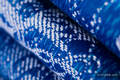 Baby Wrap, Jacquard Weave (96% cotton, 4% metallised yarn) - SNOW QUEEN - MAGIC LAKE - size M #babywearing
