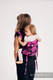 Nosidło Klamrowe ONBUHIMO z tkaniny żakardowej (100% bawełna), rozmiar Toddler - RETRO 'N' ROSES #babywearing