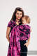 Sling, jacquard (100 % coton) - avec épaule sans plis - RETRO 'N' ROSES - standard 1.8m #babywearing