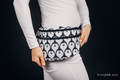 Saszetka z tkaniny chustowej, rozmiar large (100% bawełna) - PINGWIN DOMINIKAŃSKI #babywearing