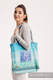 Shoulder bag made of wrap fabric (100% cotton) - SYMPHONY AURORA - standard size 37cmx37cm #babywearing
