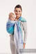 Chusta kółkowa, splot żakardowy, (100% bawełna) - SYMFONIA - ZORZA POLARNA - standard 1.8m #babywearing