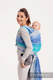 Żakardowa chusta do noszenia dzieci, bawełna - SYMFONIA ZORZA POLARNA  - rozmiar M #babywearing