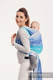 Żakardowa chusta do noszenia dzieci, bawełna - SYMFONIA ZORZA POLARNA  - rozmiar XS #babywearing