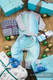 Weihnachtsgeschenkset für kleinen Junge (LennyBaggy - 100% Baumwolle, LennyBomber - 100% Baumwolle; Mulldecke - 100% Bambus Viskose; Gewebte Decke - 100% Baumwolle; Weihnachtsschmuck - 100% Baumwolle) #babywearing