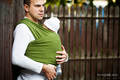 Chusta do noszenia dzieci, elastyczna - Malachit - rozmiar standardowy 5.0 m #babywearing