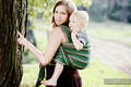 Baby Sling, Broken Twill Weave - Mint Twig - size M #babywearing