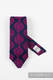 Cravatta LennyNecktie - 60% cotone, 36% lana merinos, 4% filato metallizatto - Amaryllis Petals #babywearing