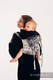 Nosidło Klamrowe ONBUHIMO z tkaniny żakardowej (96% bawełna, 4% przędza metalizowana), rozmiar Standard - SYMFONIA LŚNIĄCY PYŁ #babywearing