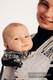WRAP-TAI Tragehilfe Toddler mit Kapuze/ Jacquardwebung / 96 % Baumwolle, 4% metallisiertes Garn - SYMPHONY GLOWING DUST  #babywearing