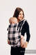 Nosidełko LennyUp z takniny chustowej, splot skośny, 100% bawełna , rozmiar standard - KRATA ARKADIA (drugi gatunek) #babywearing