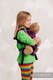 Mochila portamuñecos hecha de tejido, 100% algodón - LOVKA PINKY VIOLET #babywearing
