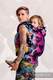 Ergonomic Carrier, Toddler Size, jacquard weave 100% cotton - LOVKA PINKY VIOLET - Second Generation #babywearing