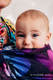 Bandolera de anillas, tejido Jacquard (100% algodón) - LOVKA PINKY VIOLET - standard 1.8m #babywearing