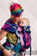 WRAP-TAI portabebé Mini con capucha/ jacquard sarga/100% algodón - LOVKA PINKY VIOLET #babywearing