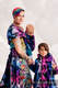 Baby Wrap, Jacquard Weave (100% cotton) - LOVKA PINKY VIOLET - size XL #babywearing