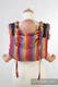 Onbuhimo SAD LennyLamb, talla standard, sarga cruzada (100% algodón) - SUNSET RAINBOW COTTON  #babywearing