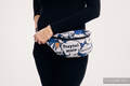 Waist Bag made of woven fabric, (100% cotton) - HUG ME - BLUE #babywearing