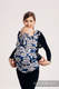 Ergonomic Carrier, Baby Size, jacquard weave 100% cotton - HUG ME - BLUE - Second Generation #babywearing