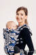 Nosidełko Ergonomiczne z tkaniny żakardowej (100% bawełna), Baby Size - PRZYTUL MNIE - NIEBIESKI - Druga Generacja #babywearing