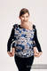 Nosidełko LennyUp z tkaniny żakardowej 100% bawełna , rozmiar standard - PRZYTUL MNIE - NIEBIESKI (drugi gatunek) #babywearing