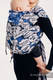 WRAP-TAI carrier Mini with hood/ jacquard twill / 100% cotton - HUG ME - BLUE #babywearing
