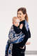 Żakardowa chusta do noszenia dzieci, 100% bawełna - PRZYTUL MNIE - NIEBIESKI - rozmiar M #babywearing